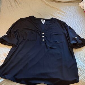 Elegant Black Women's Top